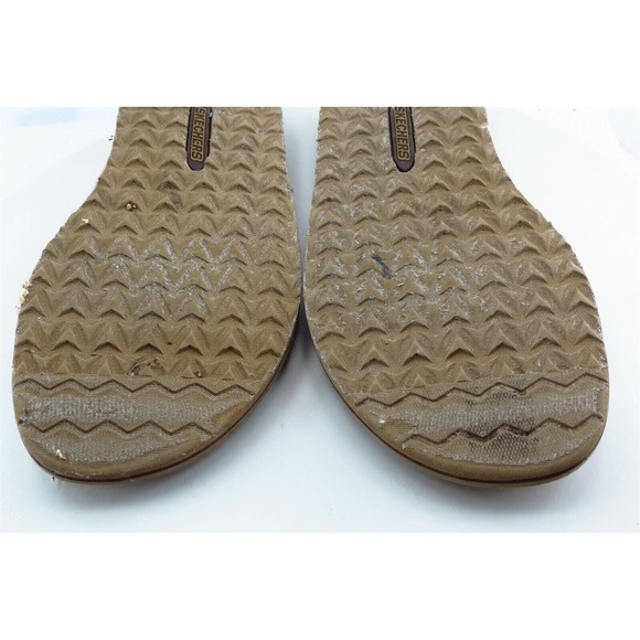 Skechers Shoes Sz 9 M Round‎ Toe Brown Loafers Fabric Men - Picture 7 of 7